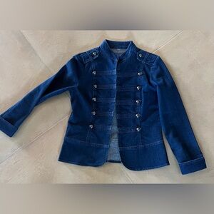 Baccini Denim Military/Band Jacket
